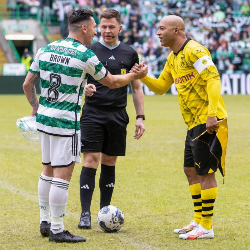 Charity the winner at Celtic Park as Celtic Legends beat Dortmund Legends 4-2