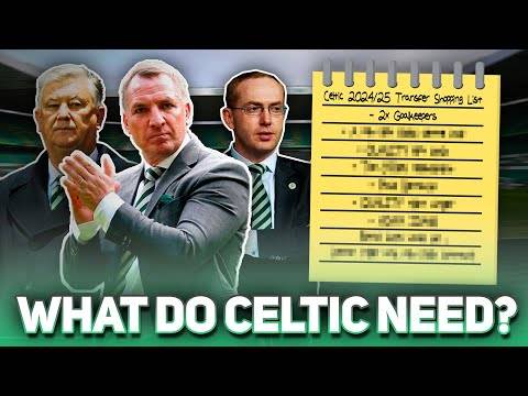 CELTIC’S SUMMER SHOPPING LIST! | Who should we buy this summer? | + Squad depth analysis.