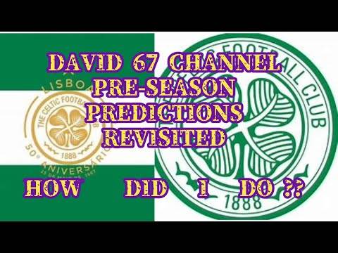 David 67 Pre-Season Predictions REVISITED!! How Did I Do??