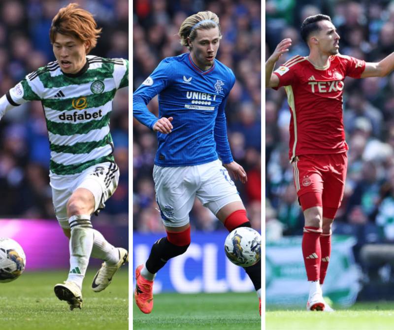 Highest rated Scottish Premiership players for 2024/25 including Rangers, Celtic and Hearts men