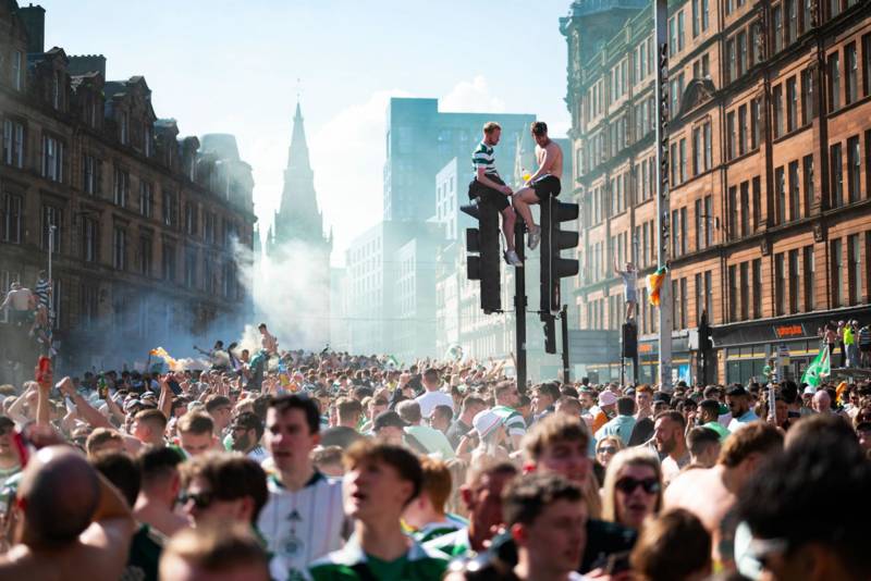 Celtic fans and tourists reject title party ‘disorder’ criticism