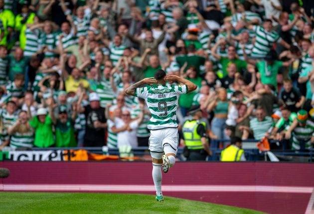 Video: Brilliant footage of UFC star celebrating Celtic Cup Final winner