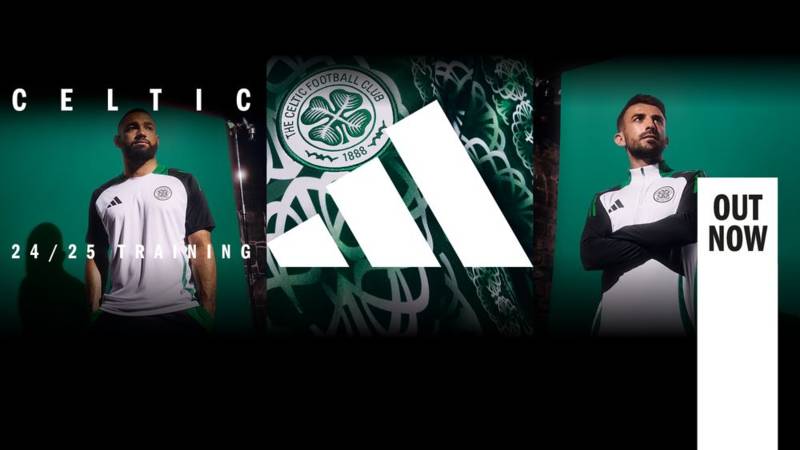 Adidas x Celtic FC trainingwear on sale now