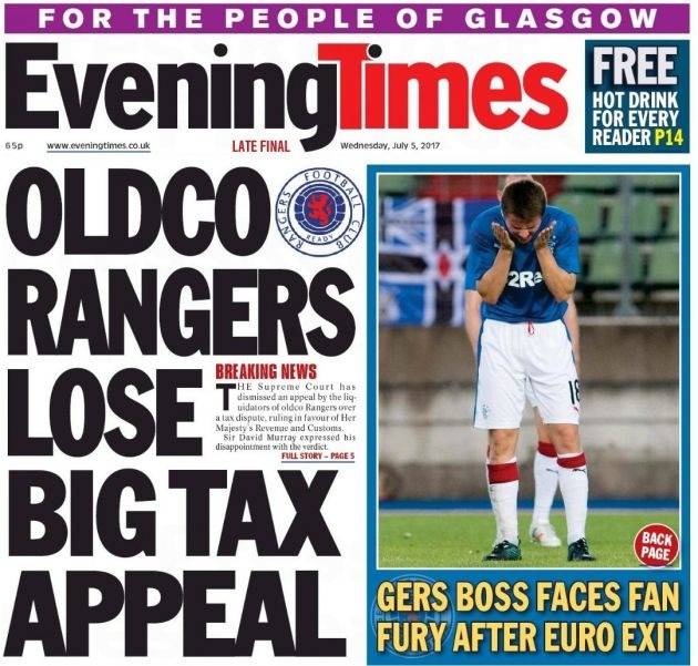 For The Record – EBT Tax scam real reason Ronald de Boer snubbed Man Utd for Ibrox