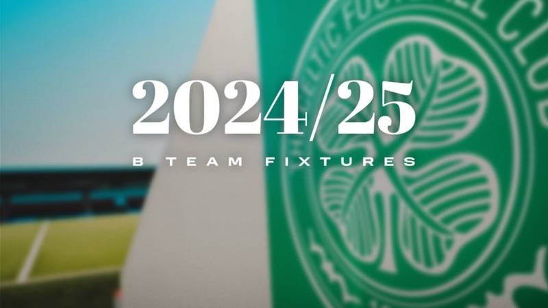 Celtic FC B discover 2024/25 Lowland League fixture list