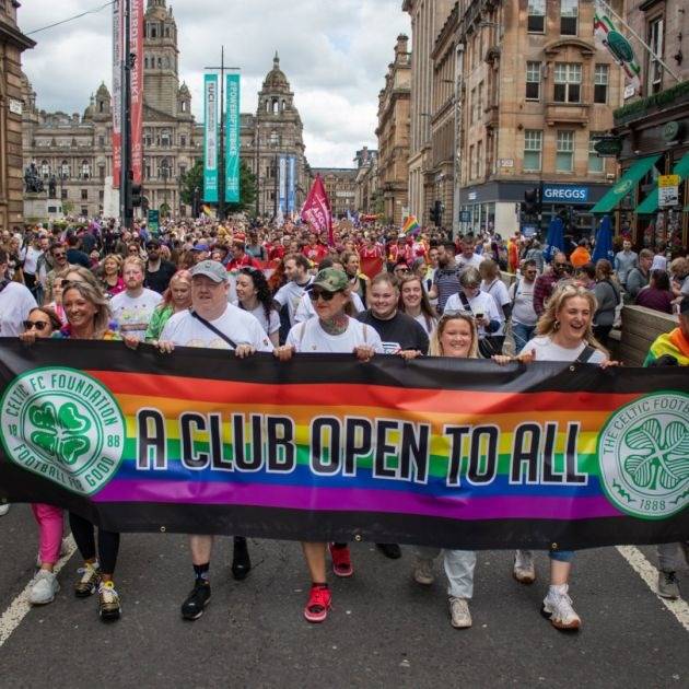 Celtic is a club open to all. Intolerance has no place in Paradise