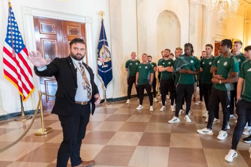 Celtic visit The White House on first day of US tour