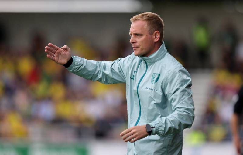 Norwich boss Johannes Hoff Thorup shares what he thinks about Adam Idah amid links to Celtic