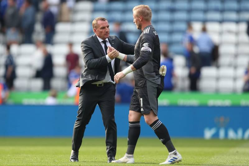 Brendan Rodgers shares his message to Kasper Schmeichel after signing for Celtic