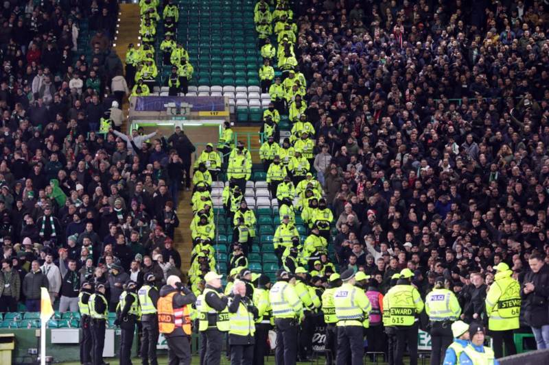 Image: New Fencing Emerges Outside Celtic Park Away End