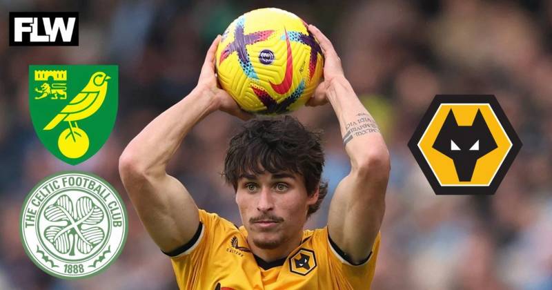 Norwich City facing Celtic transfer battle for Wolves left-back Hugo Bueno