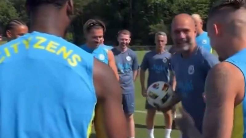 Pep Guardiola mocks Jack Grealish for reaching the latter stages of a quick-thinking game in pre-season – as the Spaniard expresses his surprise at the Man City star’s success