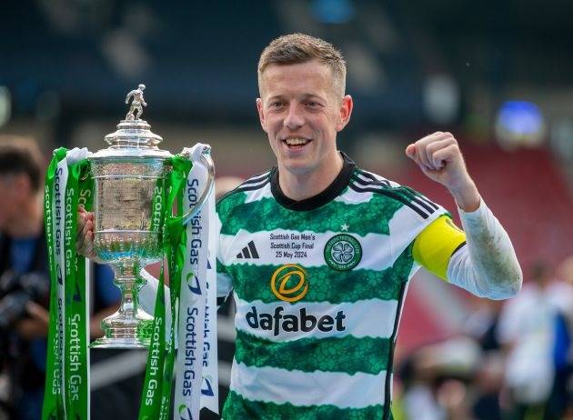 “That’s what this club does to you – you celebrate every trophy like it’s the first,” Callum McGregor