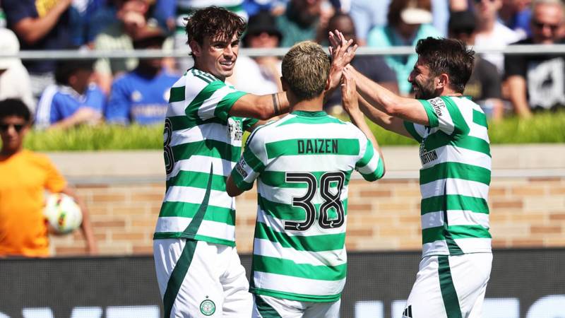 Chelsea 1-4 Celtic RECAP: Enzo Maresca suffers humbling defeat in second preseason game in charge – with Christopher Nkunku’s late penalty a rare positive as Blues are ripped apart in Indiana