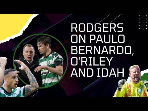 Brendan Rodgers Talks About Schmeichel, Celtic Transfer Update on Matt O’Riley, Bernardo, Idah