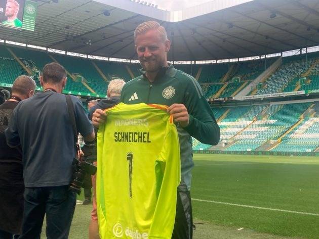 “That’s part of being at a club the size of Celtic,” Kasper Schmeichel