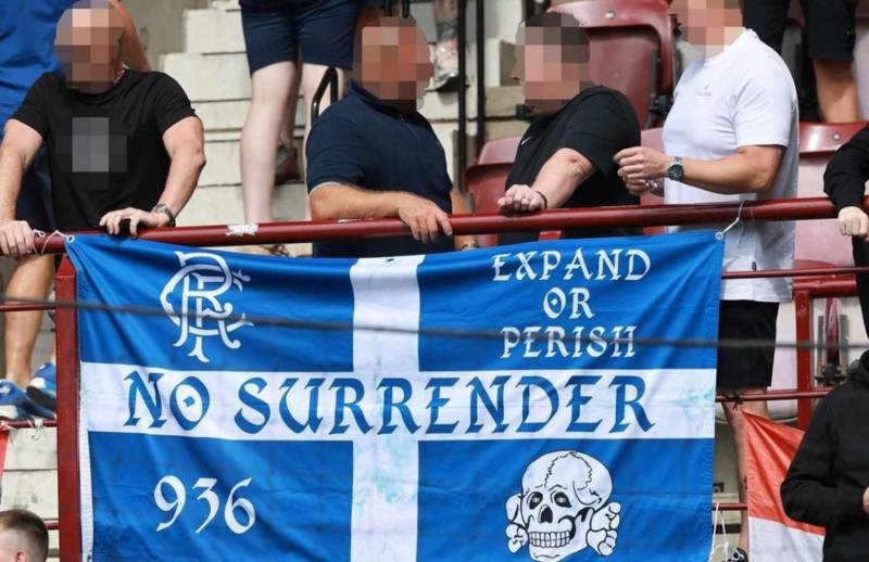 “Disgusting!”, “Scumbags!” – Celtic Fans React As Rangers Fans Yet Again Display Nazi Flag