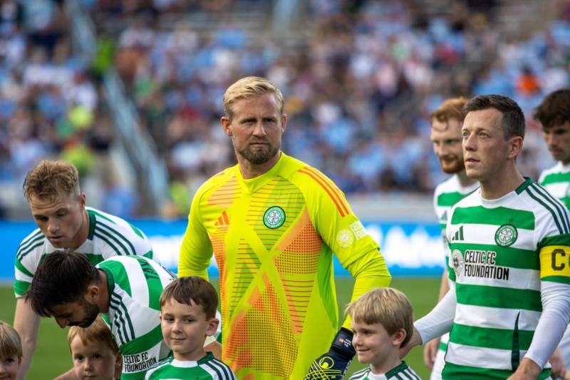 Kasper Schmeichel and Nicolas Kuhn react to feeling Sunday Celtic Park love on Instagram