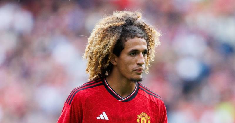 Hannibal Mejbri Celtic or Rangers transfer verdict as Manchester United icon Andy Cole vouches for move