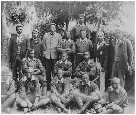 The South African touring side which played Celtic in September 1899