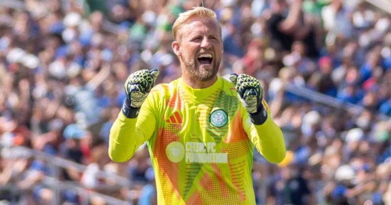 Kasper Schmeichel hailed as fearless Celtic game-changer and his berating of Matt O’Riley catches leader’s eye