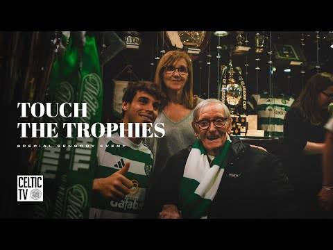 Touch the Trophies | Visually Impaired Celtic fans get another chance to touch history!