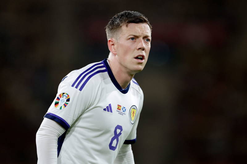 Callum McGregor Put Celtic First, But After Years Of National Service He Deserves The Country’s Thanks.