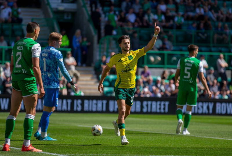 Nicolas Kuhn And Callum McGregor Give Hoops 2-0 Lead At Half-Time Against Hibernian