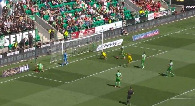 Video: Kühn opens the scoring for Celtic at Easter Rd