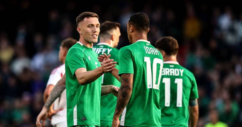 Another Ireland star has Celtic fans excited with comment after Adam Idah transfer