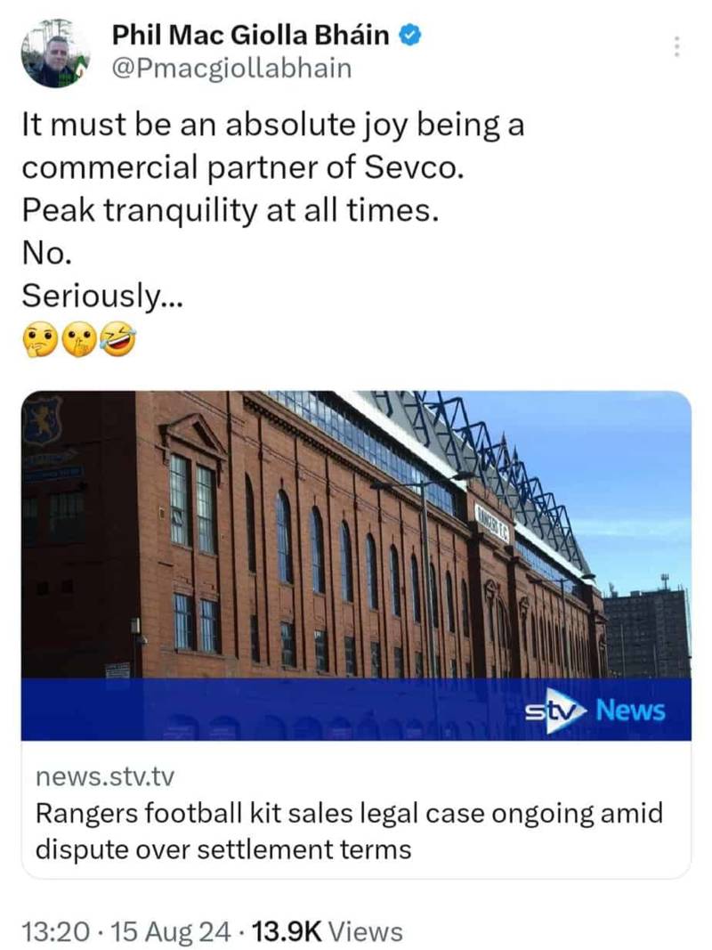 Sevco remains best in classless