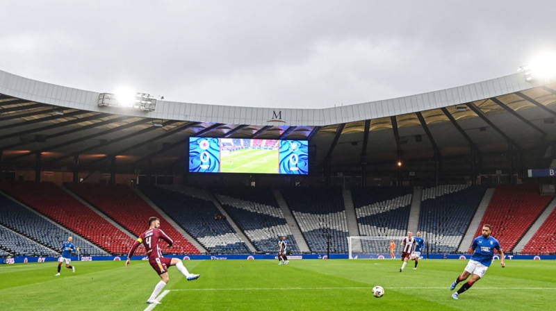 Mad Phil celebrates his Hampden ‘trophy’ success