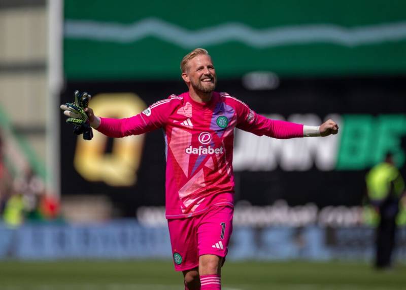 Kasper Schmeichel’s Reacts To Celtic Park Reunion