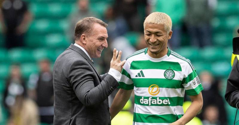 Daizen Maeda earns Celtic striker endorsement as Brendan Rodgers pulls out forward’s CV