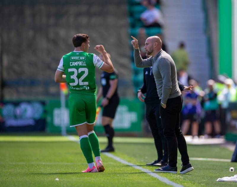 Hibs Manager Gives Stern Warning to His Players After Celtic Defeats