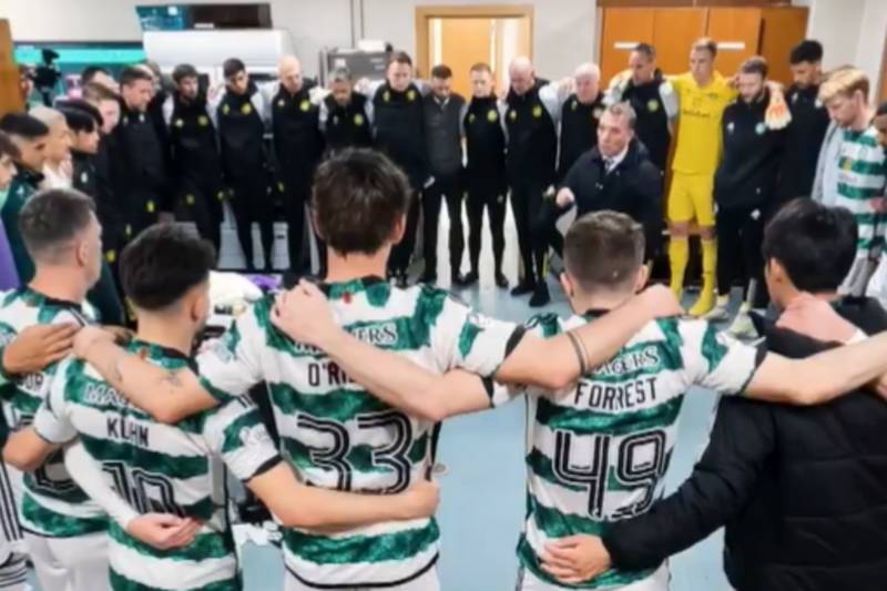 ‘Paradise is for us’ – Watch Rodgers’ unseen rousing Celtic dressing room speech