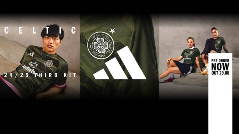 Adidas x Celtic FC reveal 2024/25 Third Kit – Pre-order now