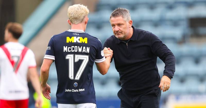 Luke McCowan ‘fully focused’ on downing Hibs not joining them after honest chats with Dundee boss