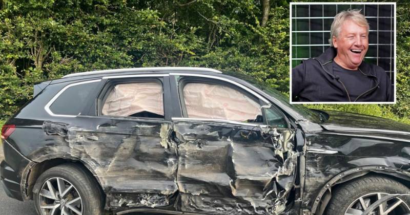 Football legend Frank McAvennie ‘lucky to be alive’ after sleeping driver smashed into car in horror crash