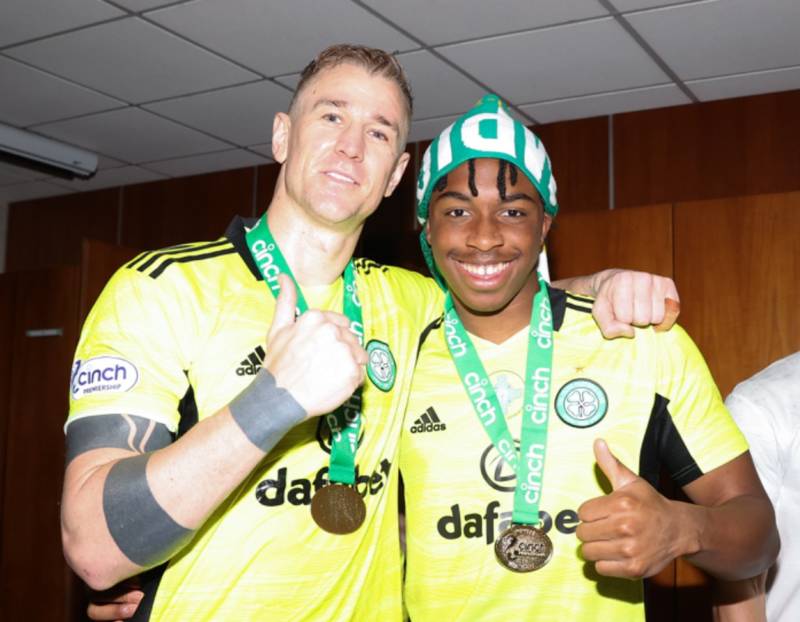 ‘Magnificent’: Joe Hart and Kasper Schmeichel advice valuable to Celtic youngster