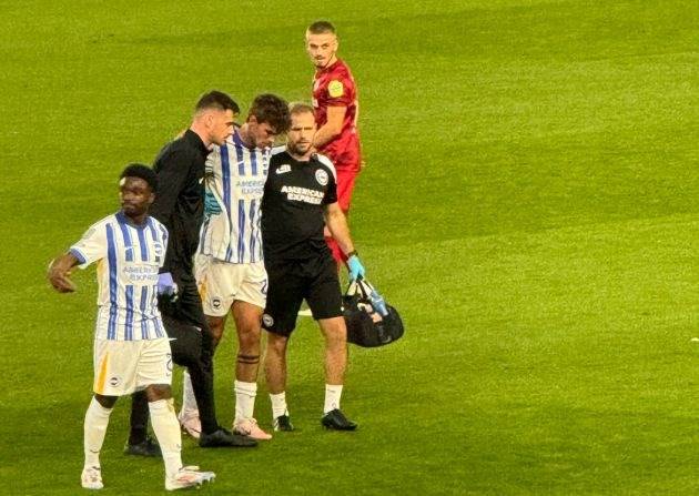 Matt O’Riley injured ten mins into Brighton bow after £30m move from Celtic