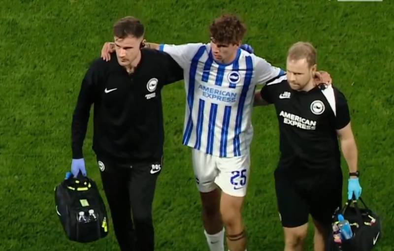 Matt O’Riley suffers post Celtic injury blow just minutes into his Brighton debut