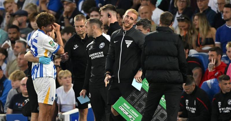 Matt O’Riley injury latest as Brighton boss hits out over horror tackle on Celtic hero