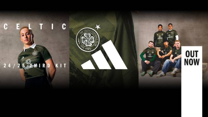 Adidas x Celtic FC 2024/25 Third Kit on sale now