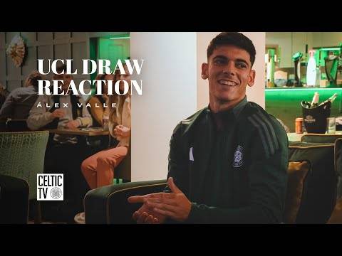 UEFA Champions League Draw Reaction with Celtic’s Álex Valle!