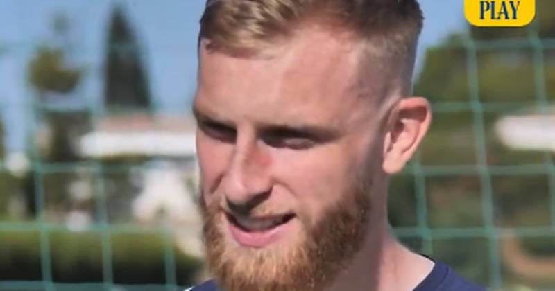 Oli McBurnie warned he’ll be ‘hiding behind his settee’ vs Celtic as Rangers superfan goaded in radio boast