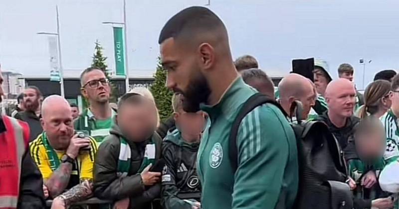 Cameron Carter Vickers Celtic injury scare as defender spotted in leg brace after Rangers knock