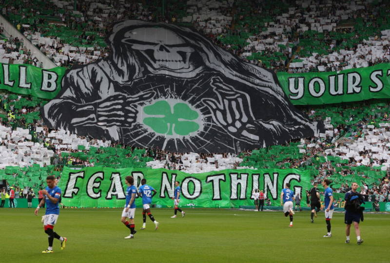 Frustrated Green Brigade Issue Glasgow Derby Banner Statement