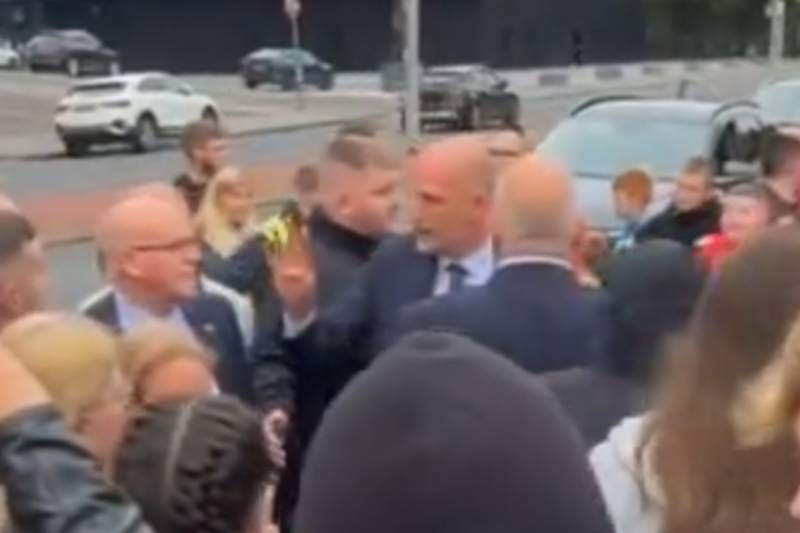 Watch as furious Rangers fans confront Philippe Clement after Celtic loss