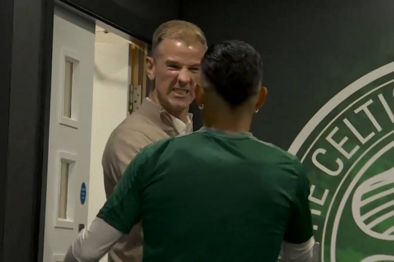 Celtic vs Rangers: Unseen moment Joe Hart fires up former team-mates in tunnel